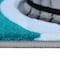 Flash Furniture Turquoise 3' x 16' Modern Plush Abstract Area Rug KP-RG952-316-TQ-GG - alternate 5